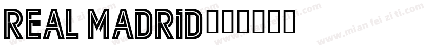 real madrid字体转换